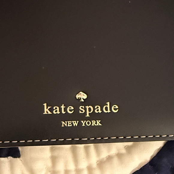 Kate Spade Black leather travel wallet. - Picture 6 of 6